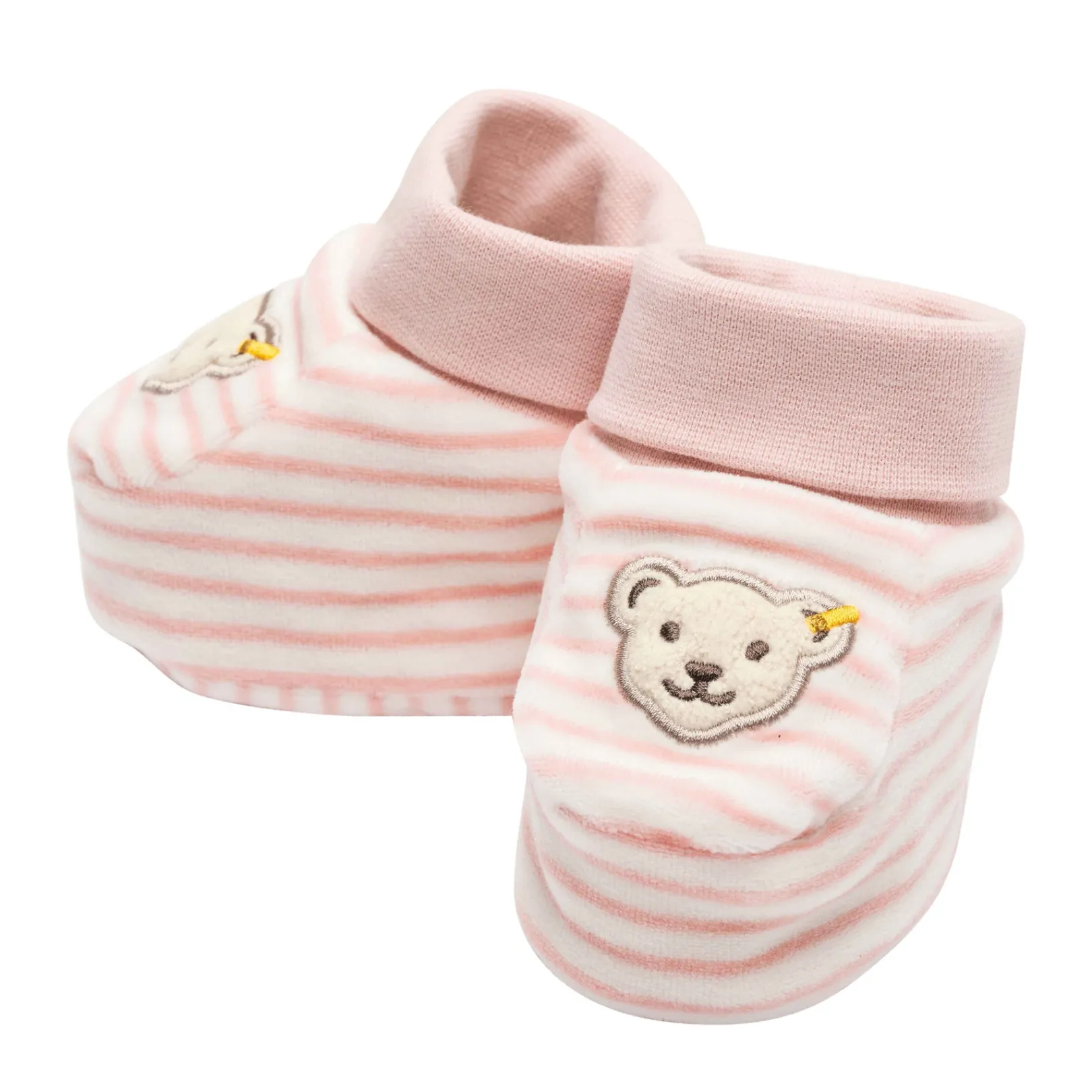 Online Steiff Babyshoes GOTS, pink rose