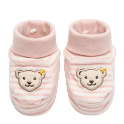 Online Steiff Babyshoes GOTS, pink rose