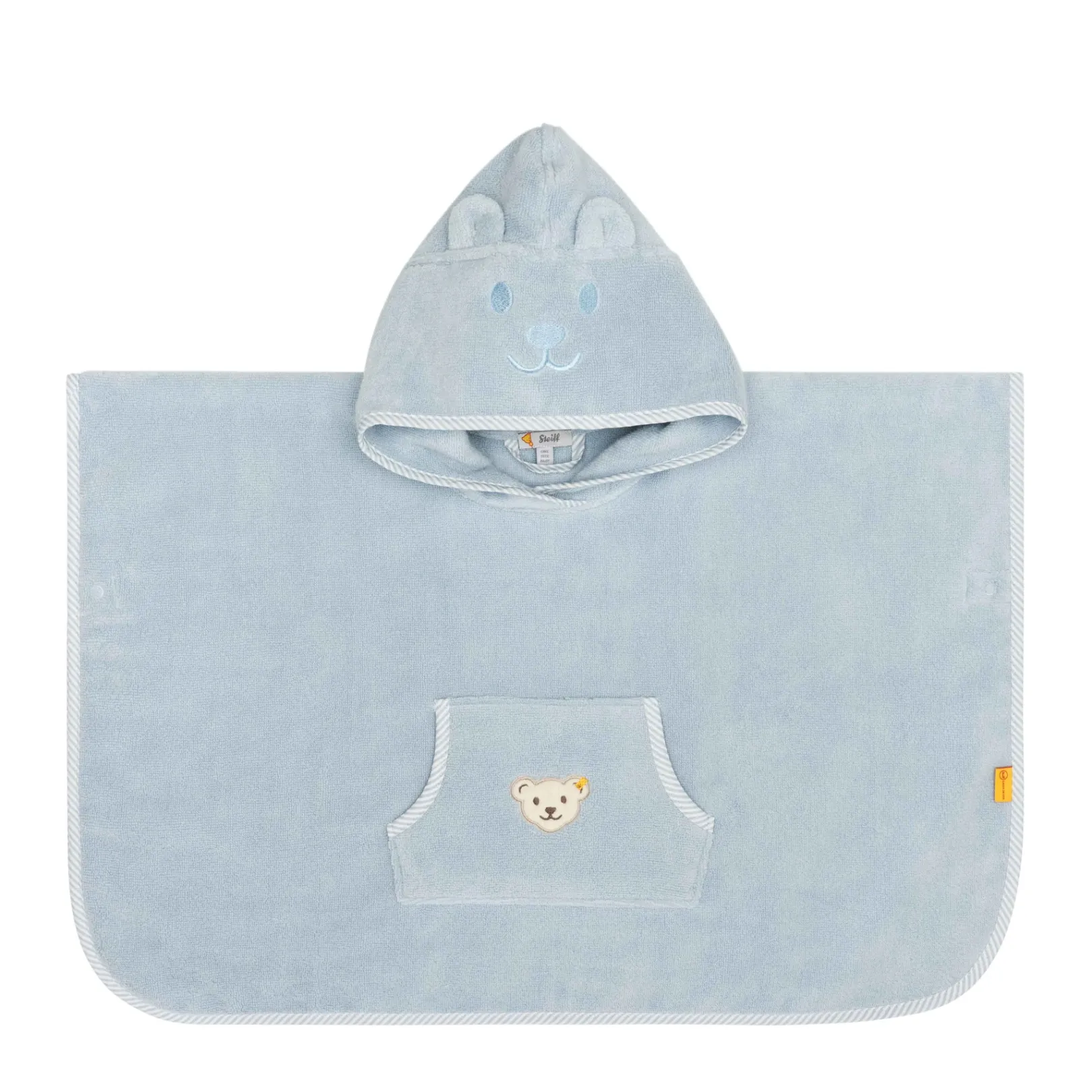Discount Steiff Bath Poncho, light blue lightblue