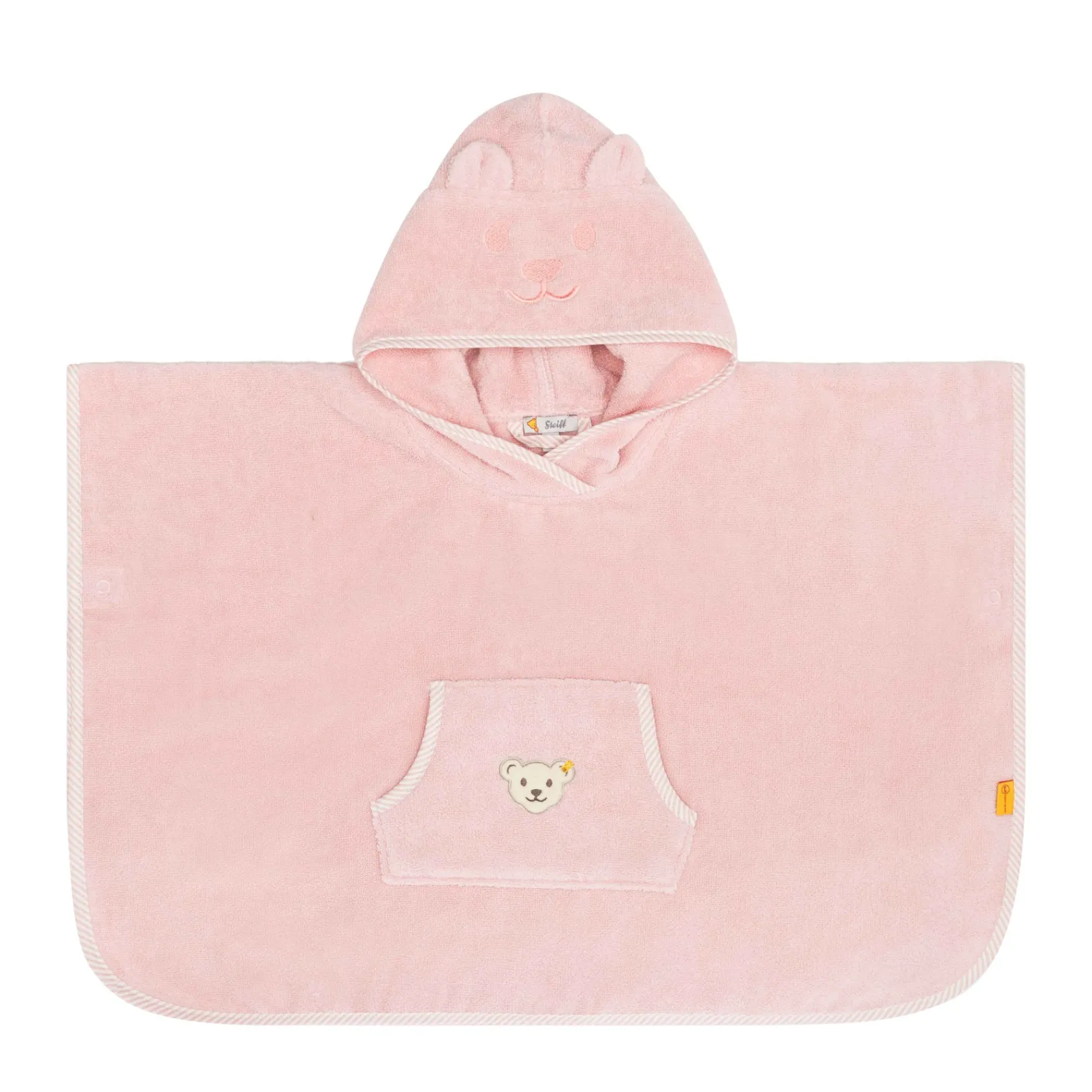 Sale Steiff Bath Poncho, pink rose