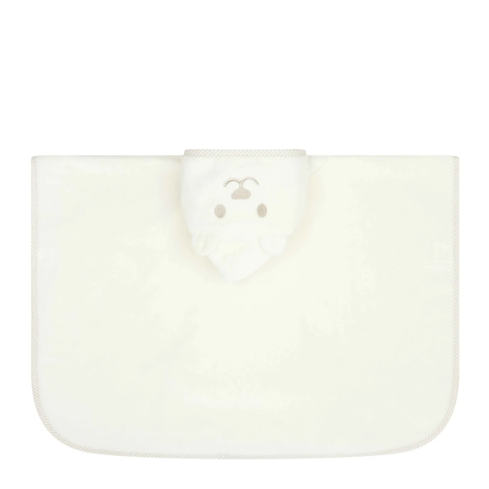 Outlet Steiff Bath Poncho, white