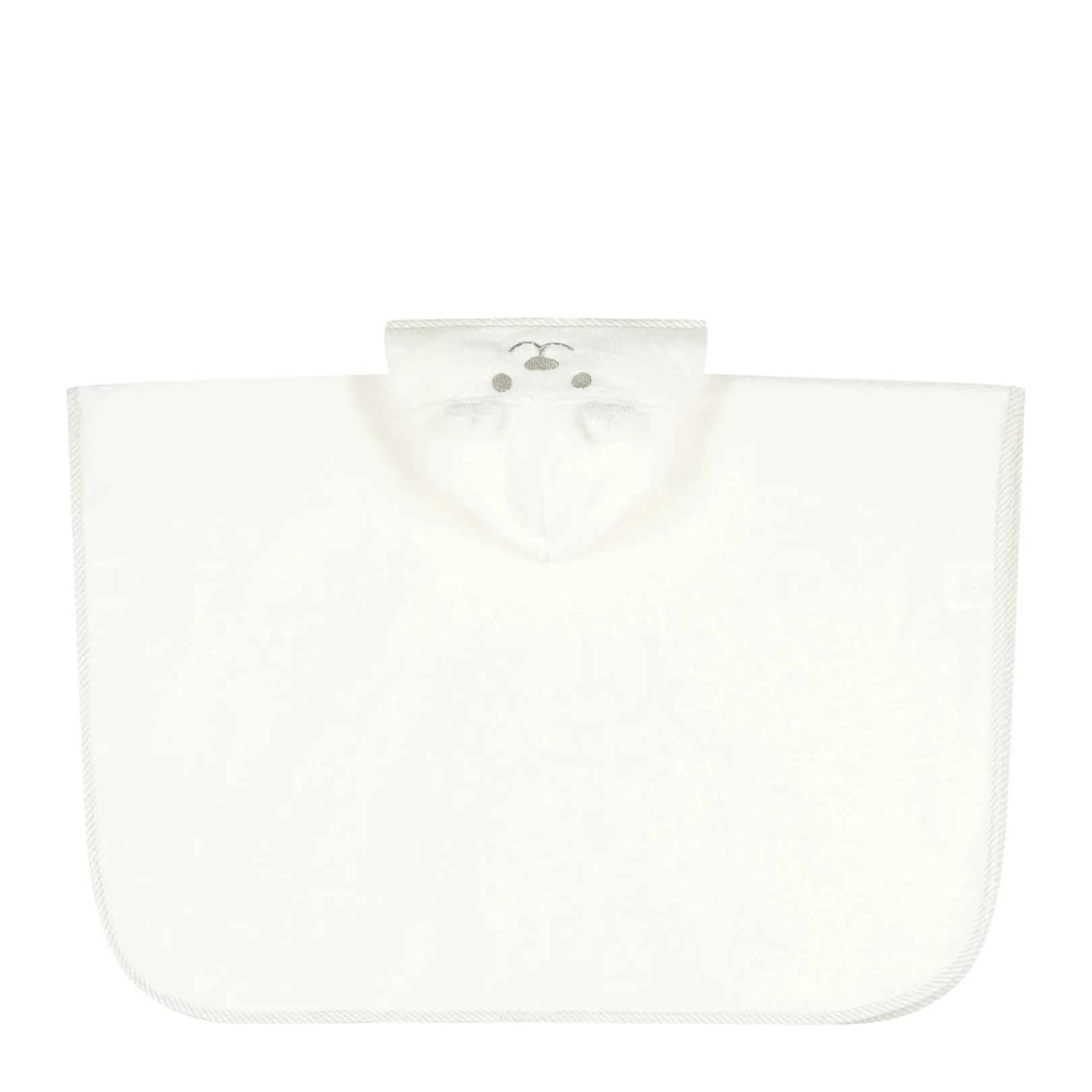 Outlet Steiff Bath Poncho, white