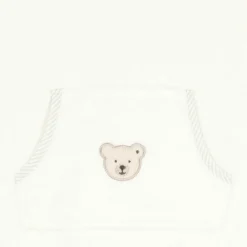 Outlet Steiff Bath Poncho, white