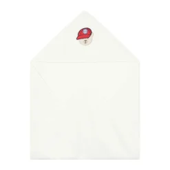 Clearance Steiff Bath Towel with hood FC Bayern, white