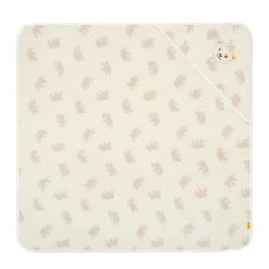 Hot Steiff Bath towel with hood, white