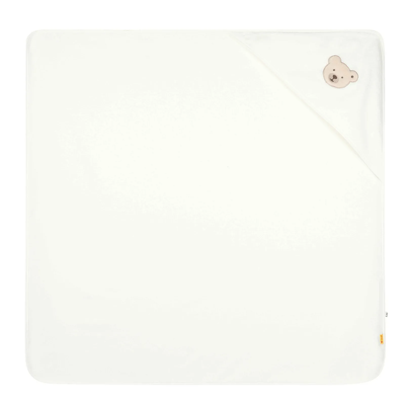 Fashion Steiff Bath towel with hood, white