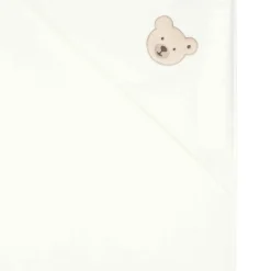 Fashion Steiff Bath towel with hood, white