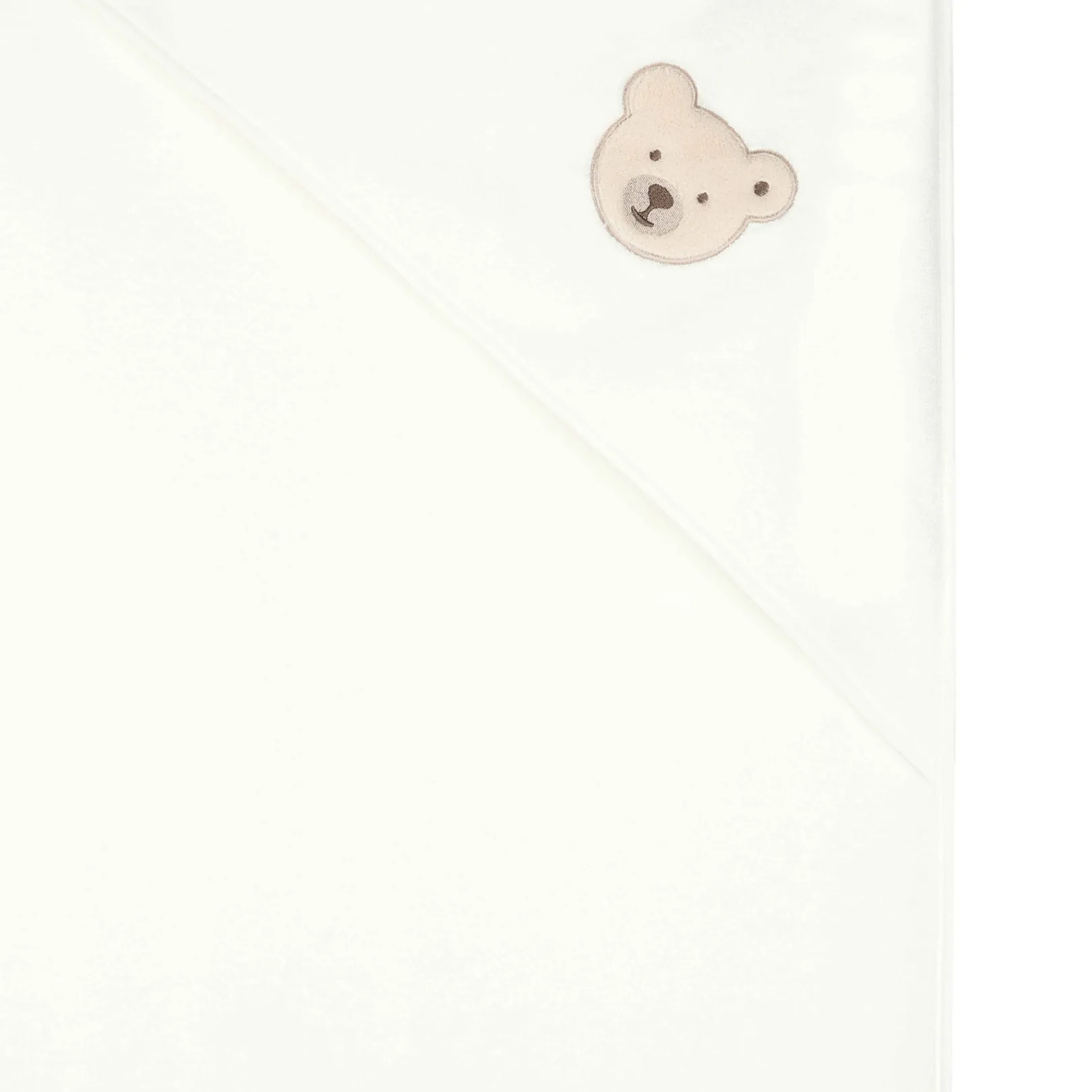 Fashion Steiff Bath towel with hood, white