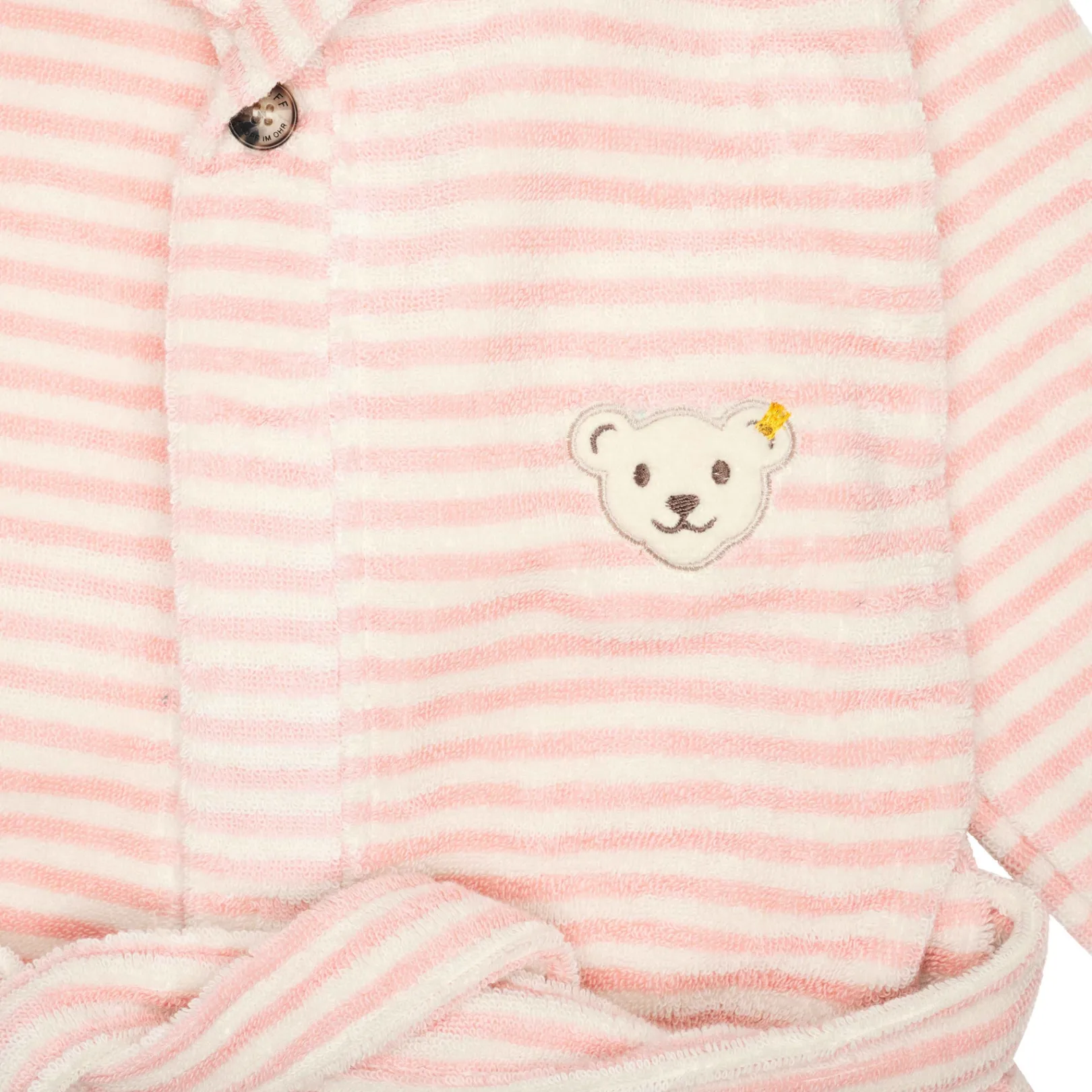Hot Steiff Bathrobe, pink rose