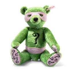 Clearance Steiff Batman, The Riddler Teddy bear, 30 cm, khaki
