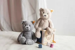 Sale Steiff Bearzy Teddy bear, 28 cm, light grey