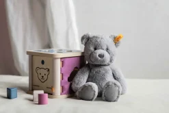 Sale Steiff Bearzy Teddy bear, 28 cm, light grey