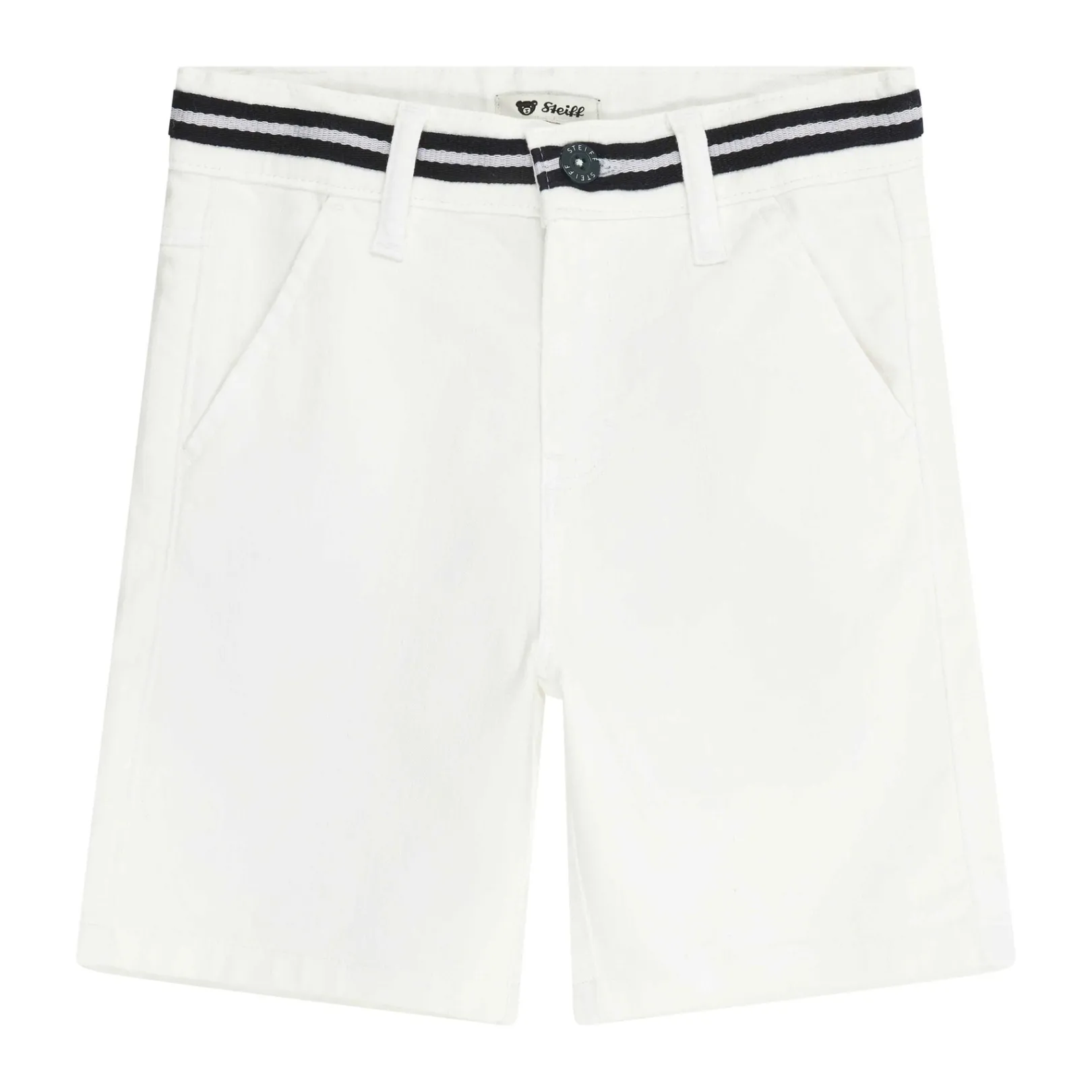 New Steiff Bermudas, for Boys white