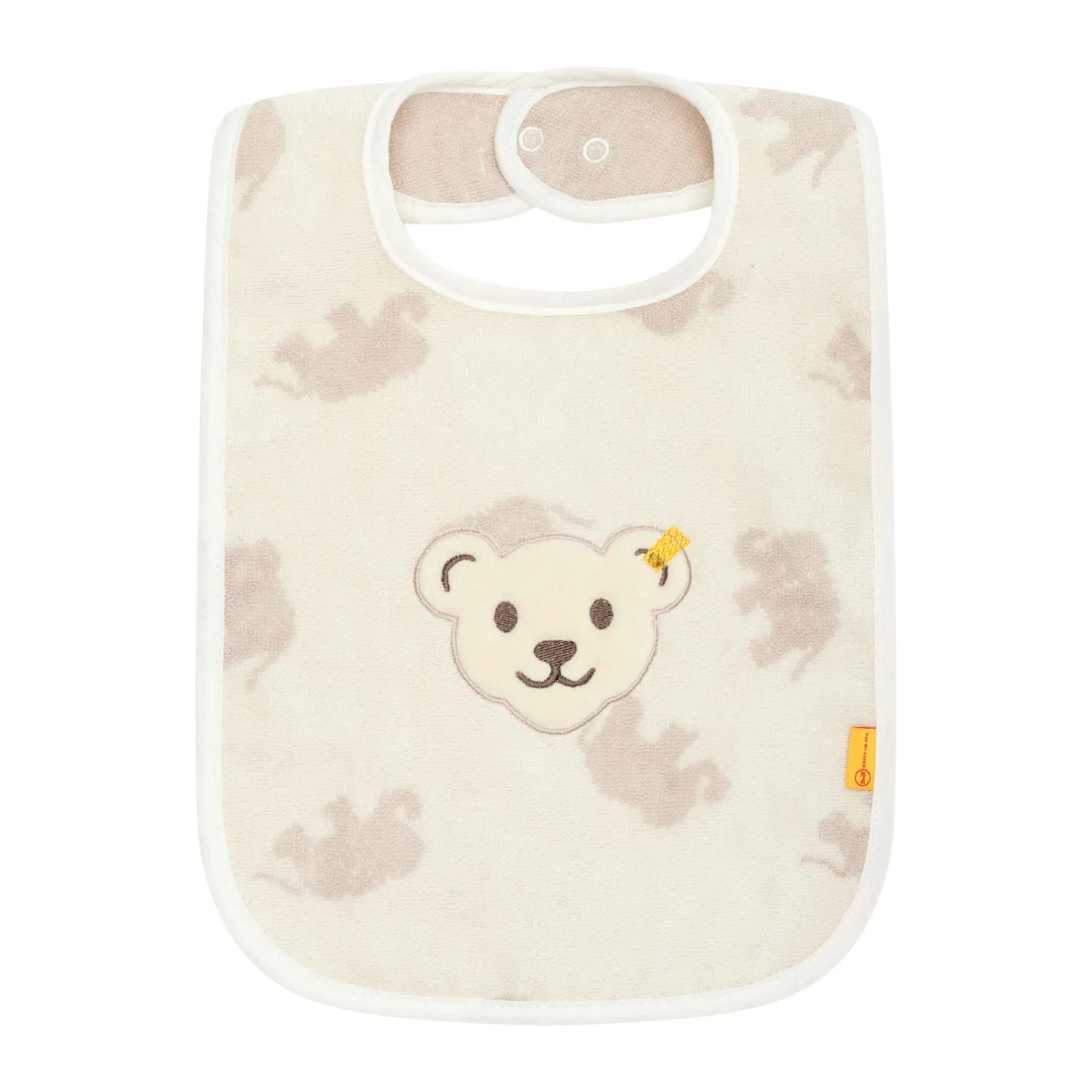 Fashion Steiff Bib, white