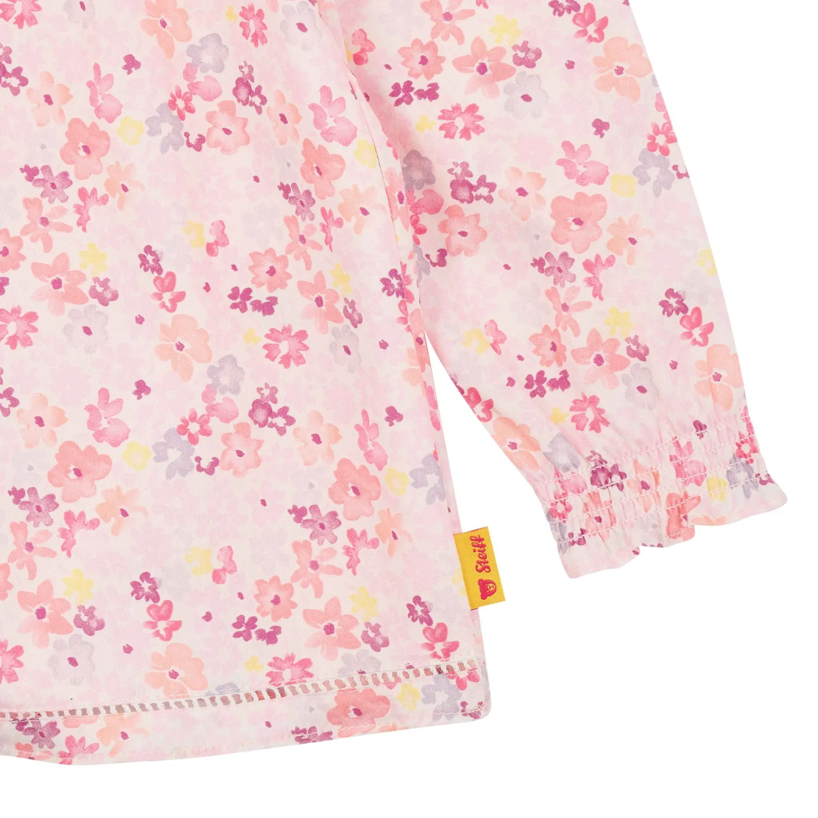 Clearance Steiff Blouse longsleeve, pink for Girls rose