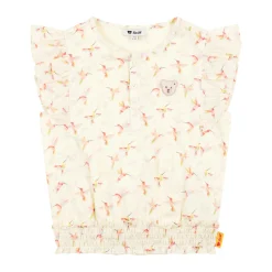 Discount Steiff Blouse shortsleeve, for Girls beige