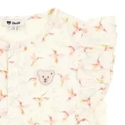 Discount Steiff Blouse shortsleeve, for Girls beige
