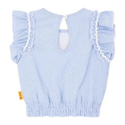 Fashion Steiff Blouse shortsleeve, light blue for Girls lightblue