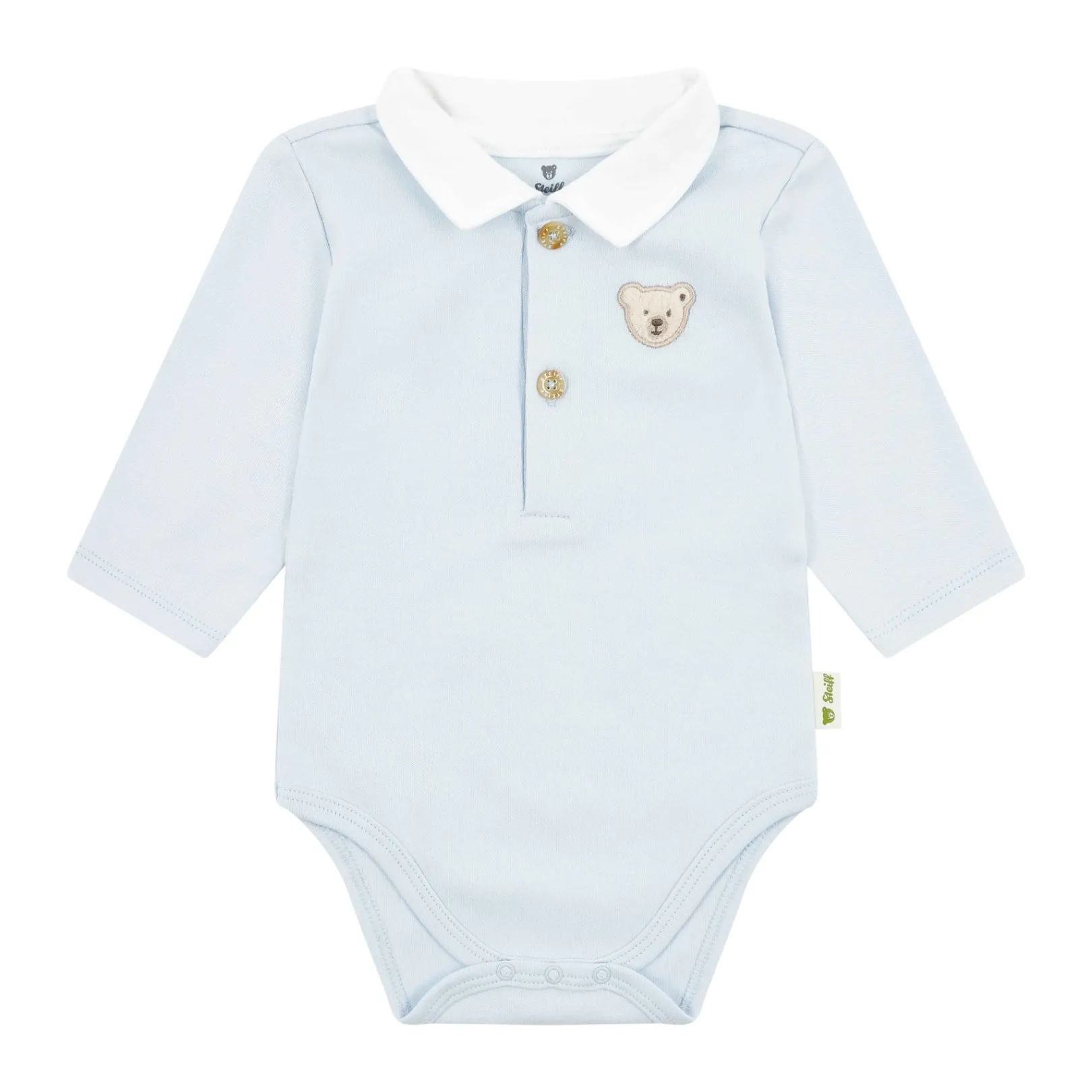 New Steiff Body longsleeve, light blue for Boys lightblue