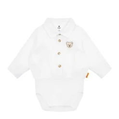 New Steiff Body longsleeve, for Boys white