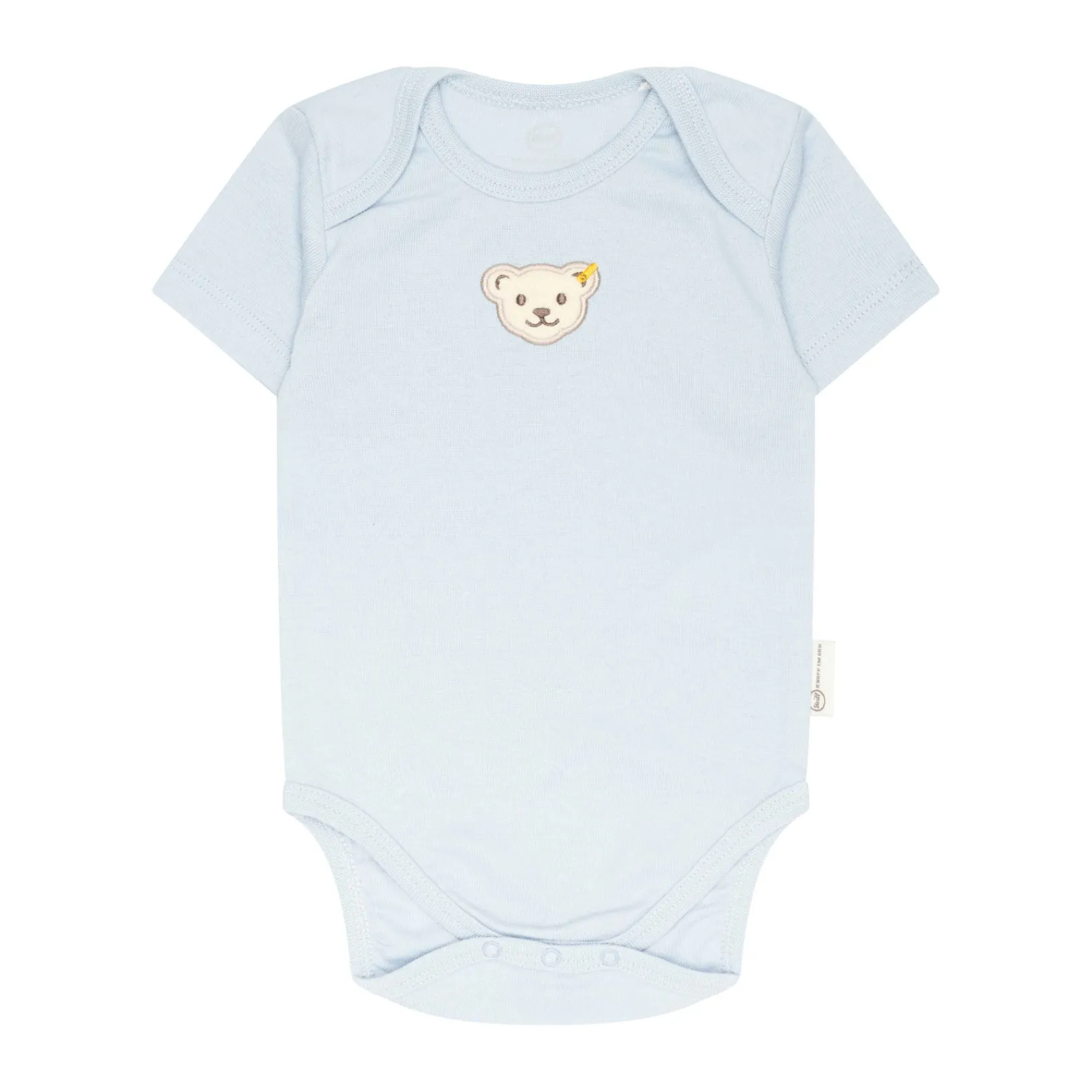 Best Steiff Body shortsleeve GOTS, light blue lightblue