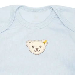 Best Steiff Body shortsleeve GOTS, light blue lightblue