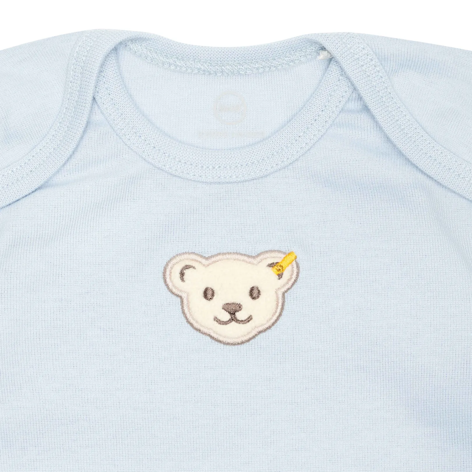 Best Steiff Body shortsleeve GOTS, light blue lightblue