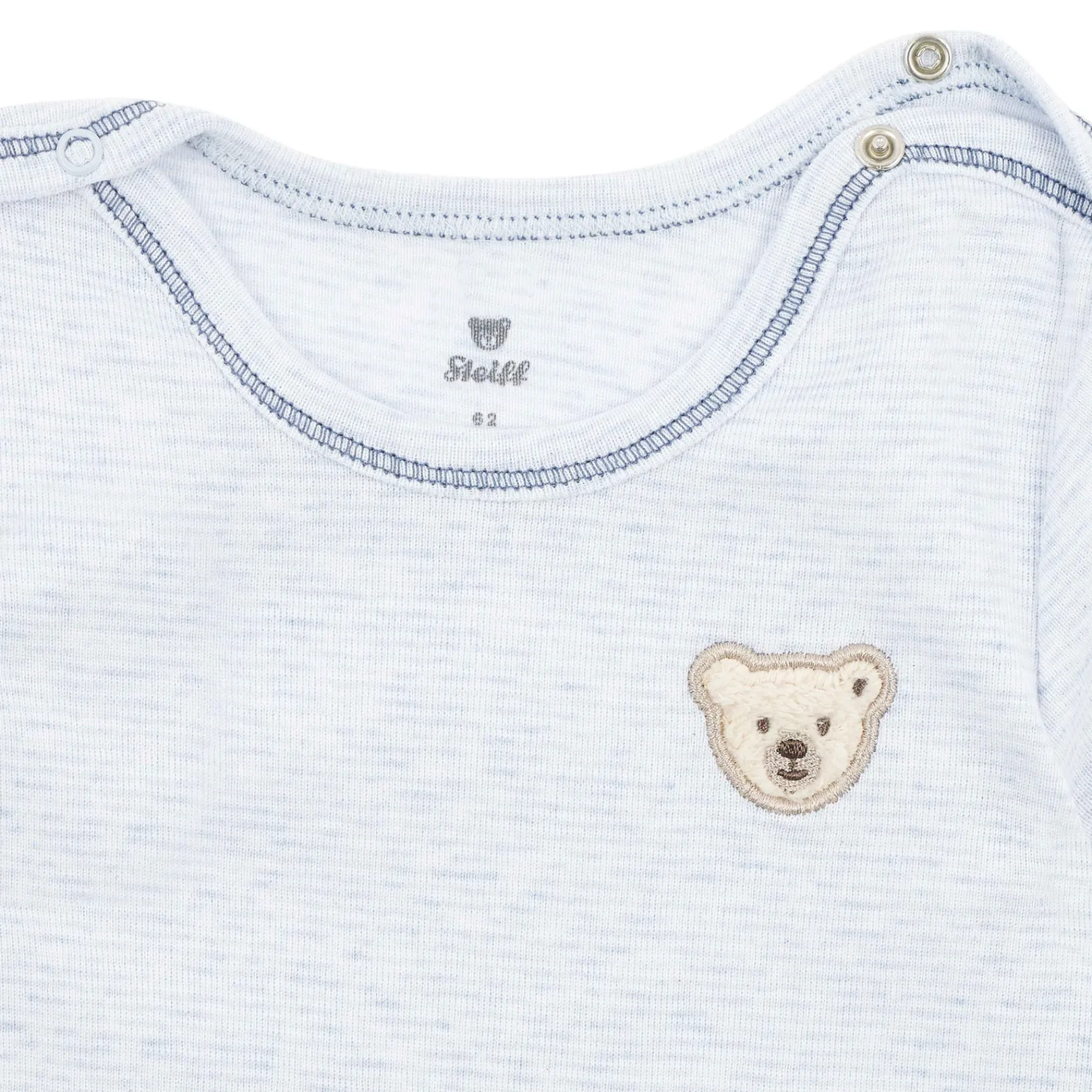 Discount Steiff Body shortsleeve, light blue for Boys lightblue