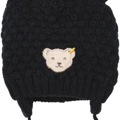 Discount Steiff Cap, dark blue for Girls darkblue
