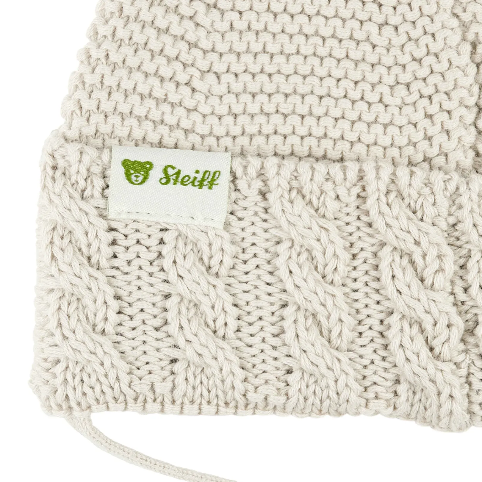 Outlet Steiff Cap GOTS, beige