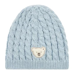 Discount Steiff Cap GOTS, light blue for Boys lightblue