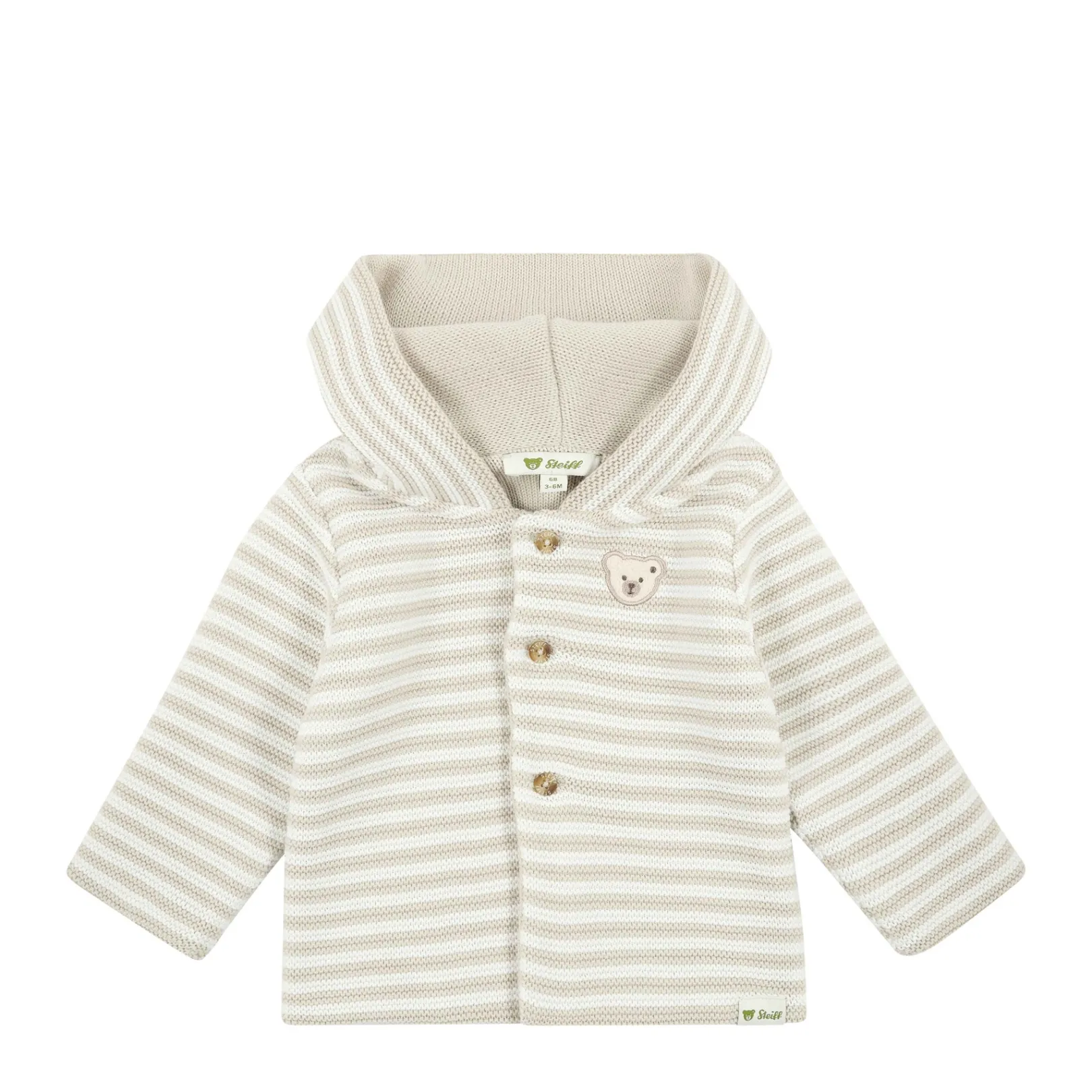 New Steiff Cardigan GOTS, beige