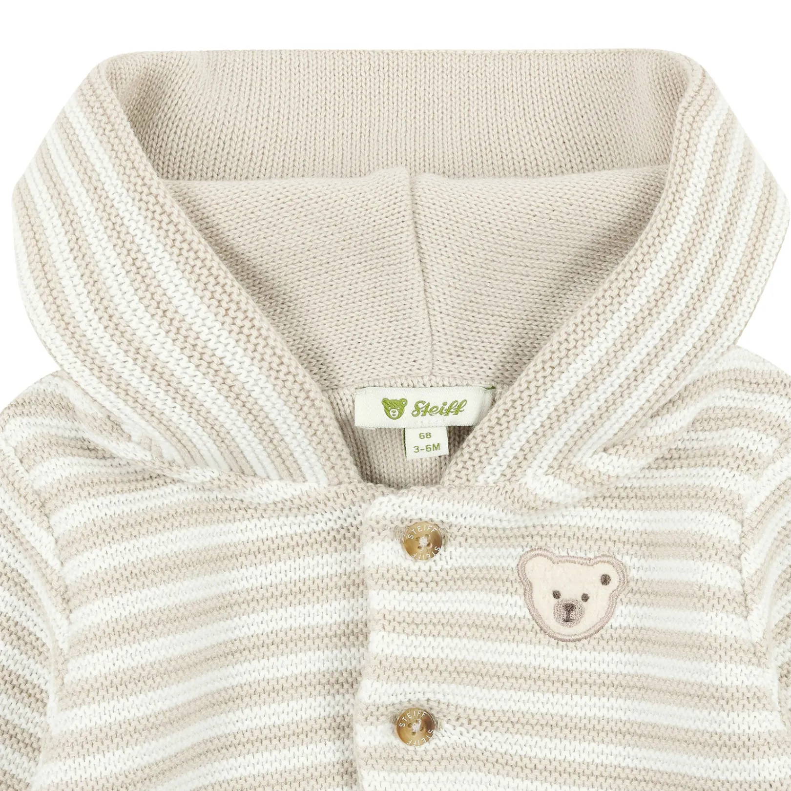 New Steiff Cardigan GOTS, beige