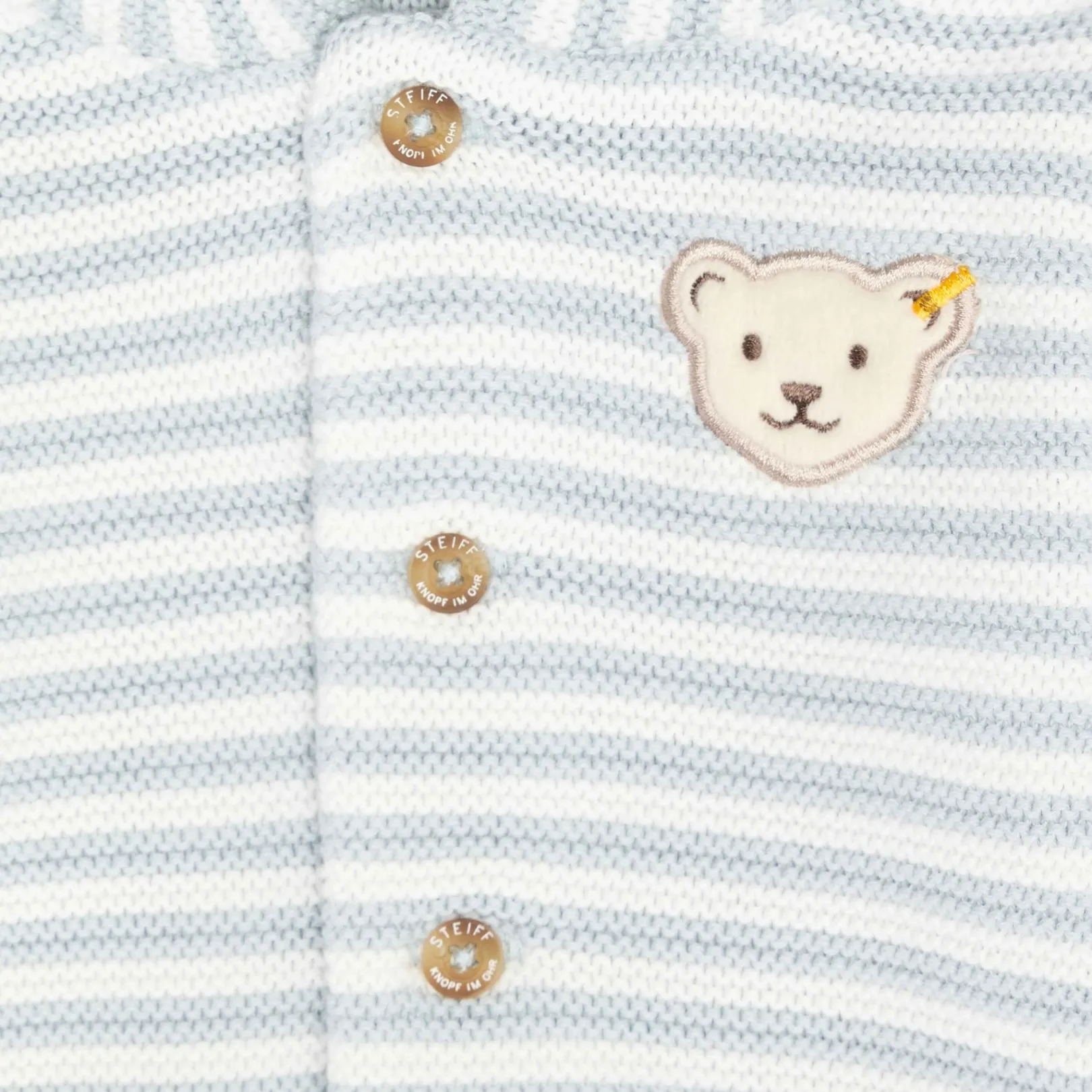 Online Steiff Cardigan GOTS, light blue lightblue