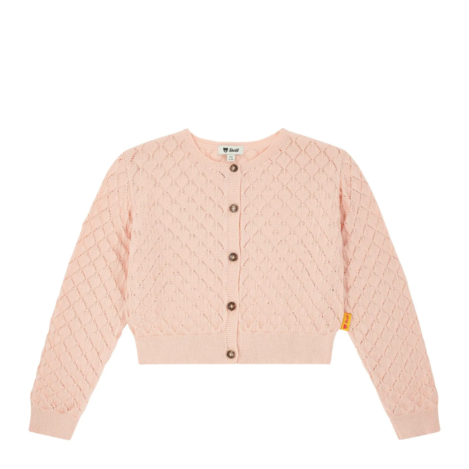 Fashion Steiff Cardigan, pink for Girls rose