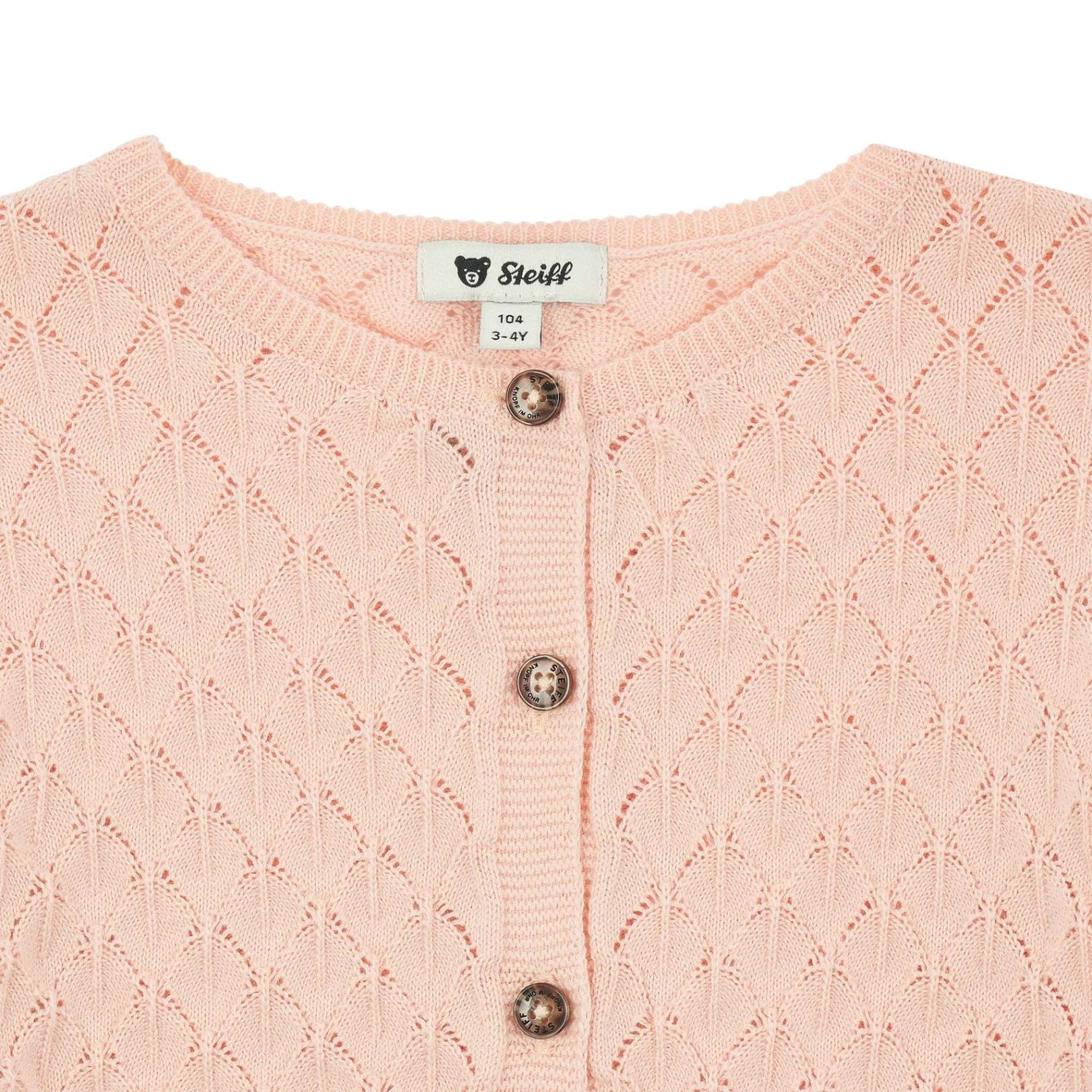 Fashion Steiff Cardigan, pink for Girls rose