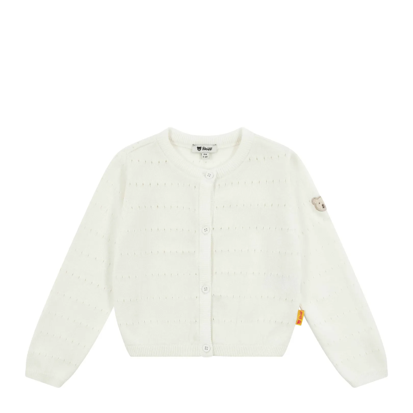 Hot Steiff Cardigan, for Girls white