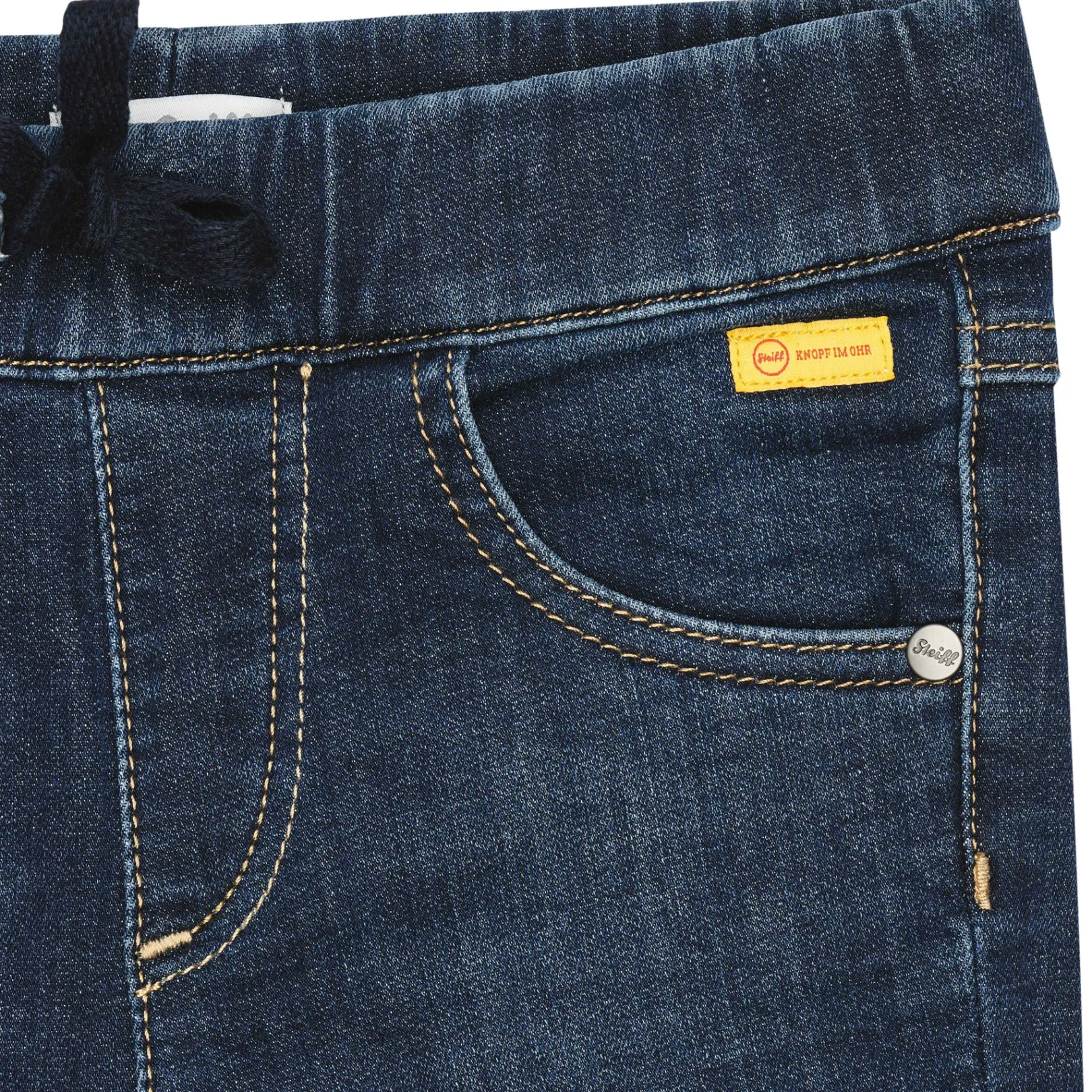 Outlet Steiff Denim Pants, dark blue darkblue