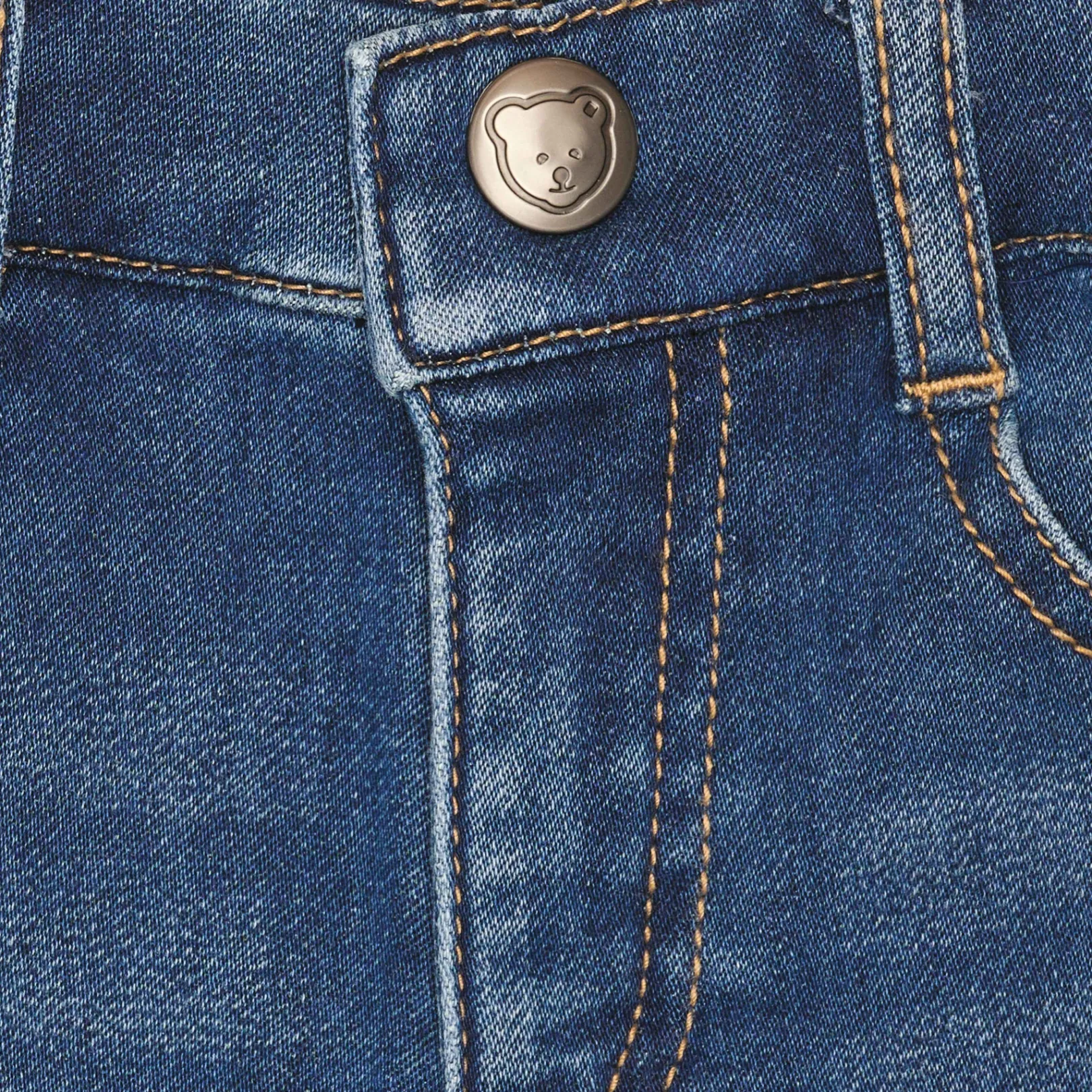 Clearance Steiff Denim Shorts, dark blue for Boys darkblue