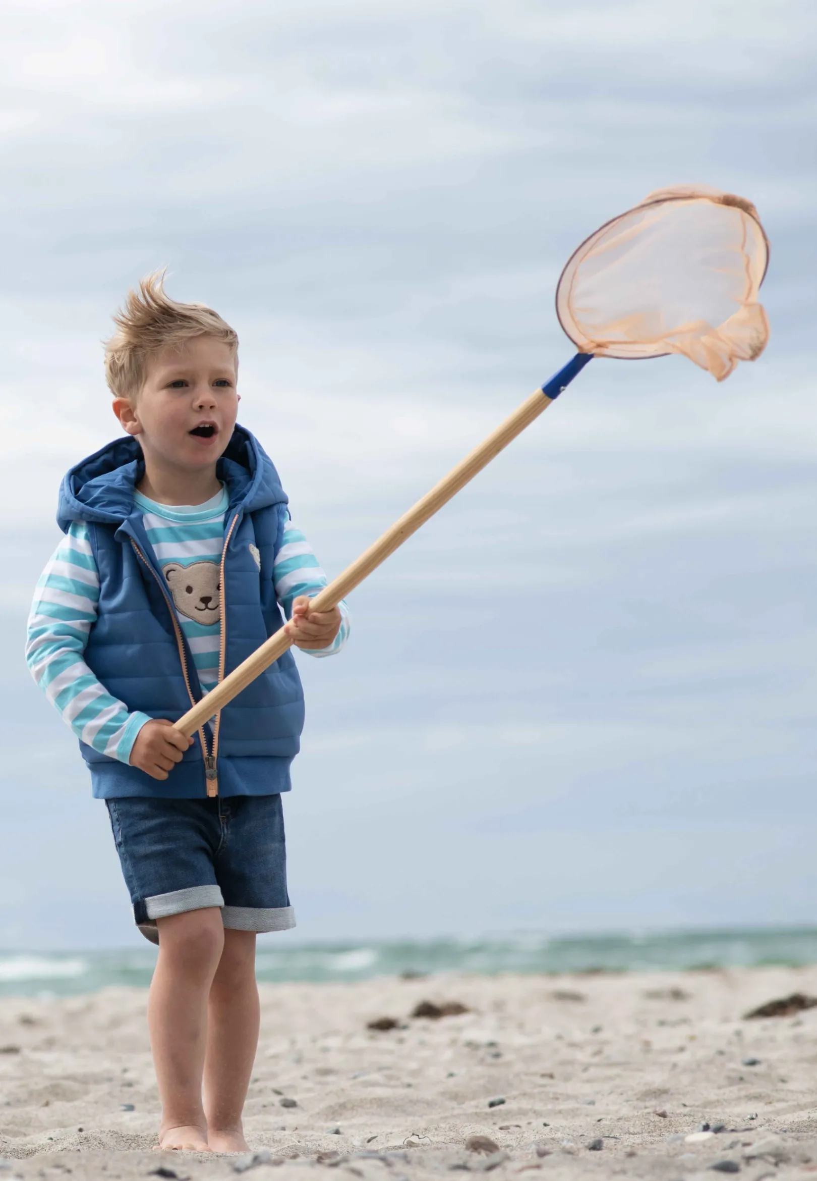 Clearance Steiff Denim Shorts, dark blue for Boys darkblue