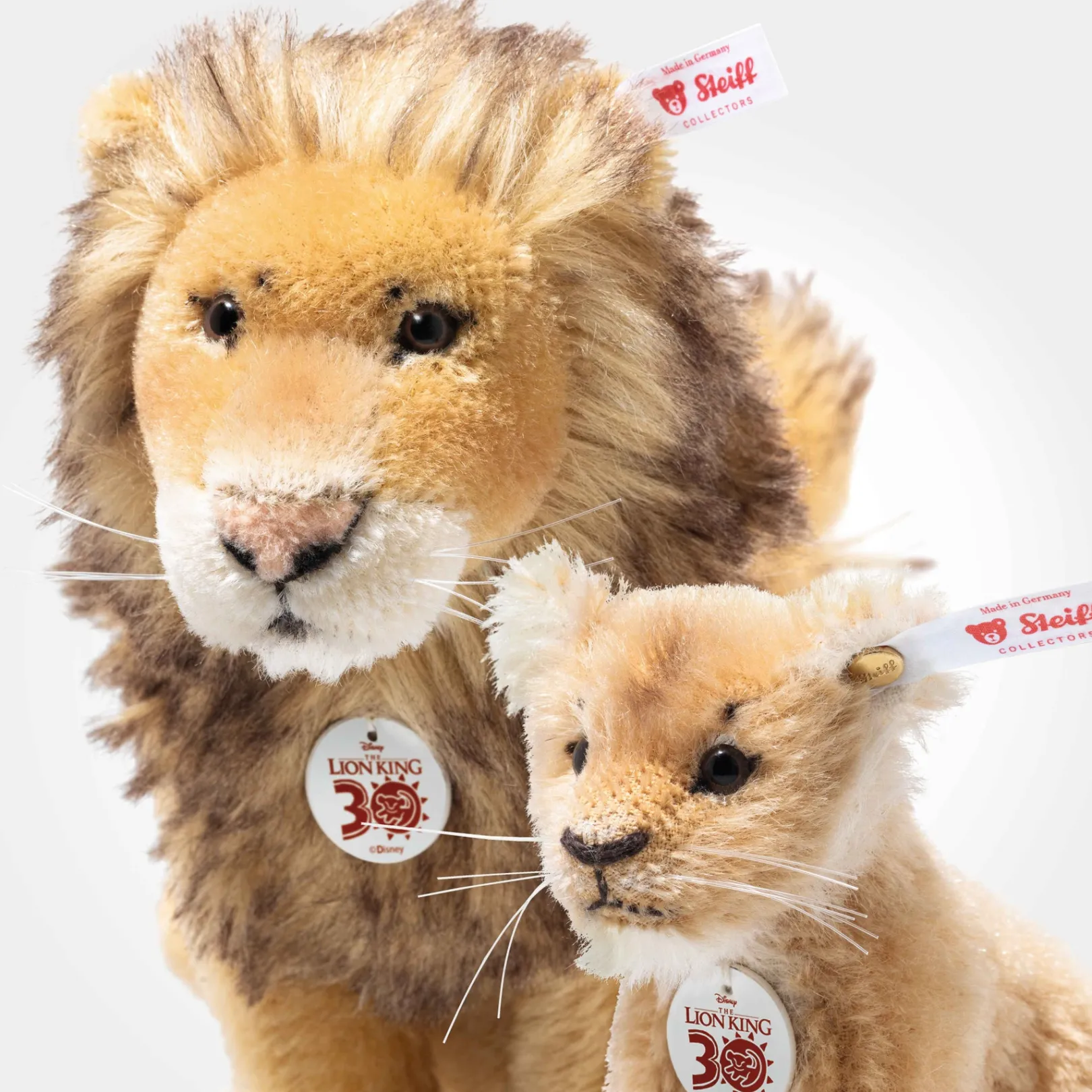Best Steiff Disney Lion King Mufasa and Simba 30th Anniversary, 17 cm, multicoloured