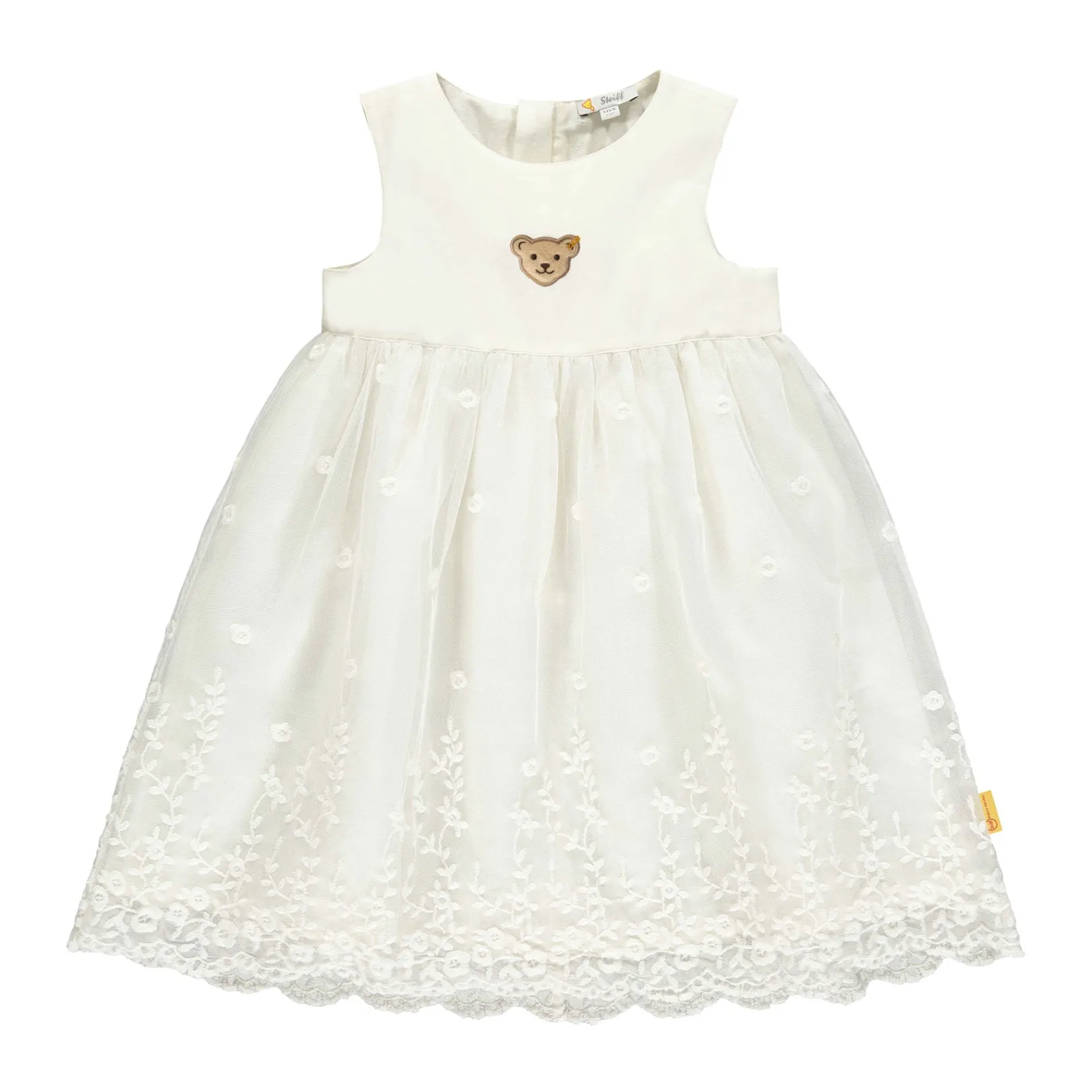 Hot Steiff Dress, for Girls white
