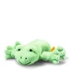Best Steiff Floppy Cappy frog, 20 cm, light green