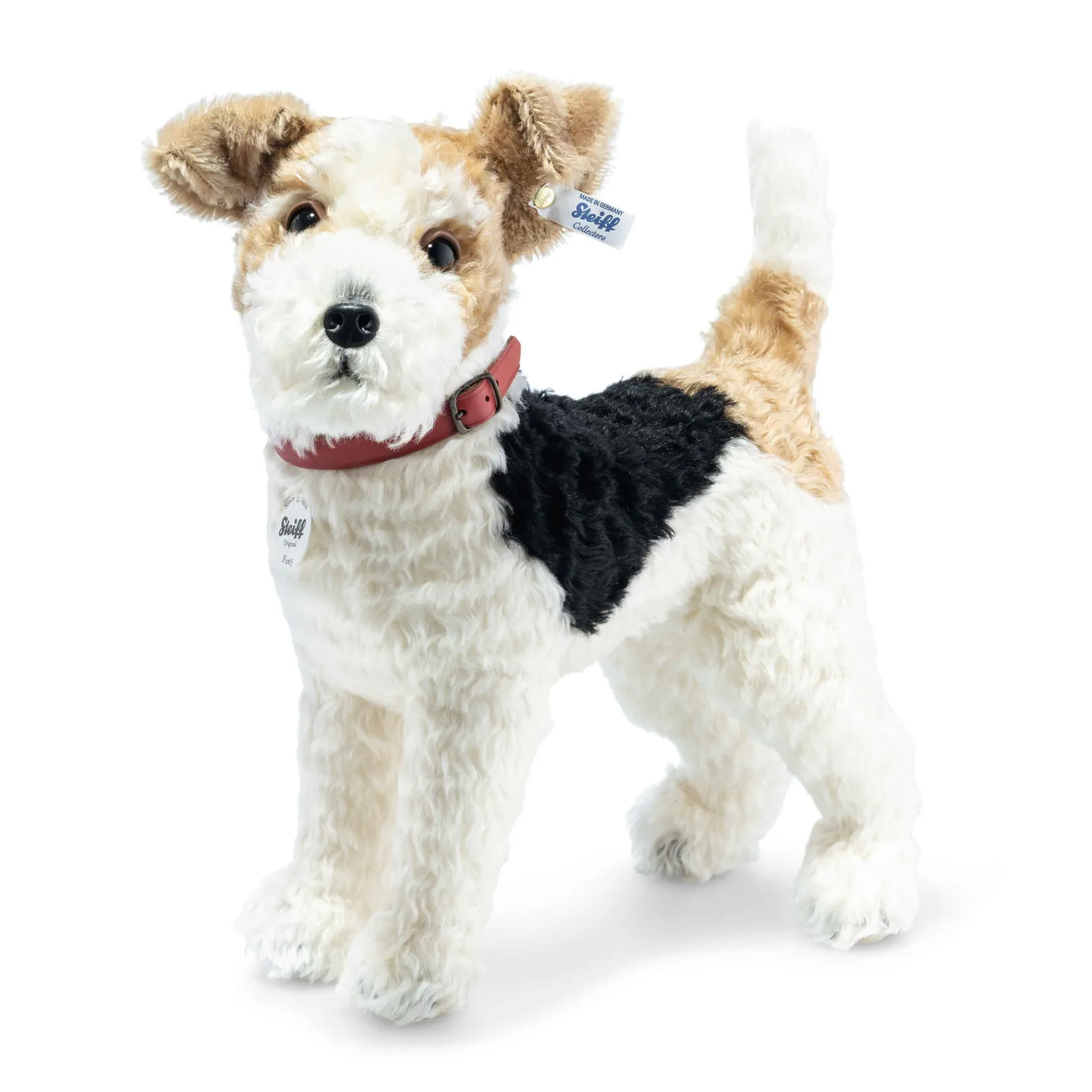 Sale Steiff Foxy Fox Terrier, 35 cm, multicoloured