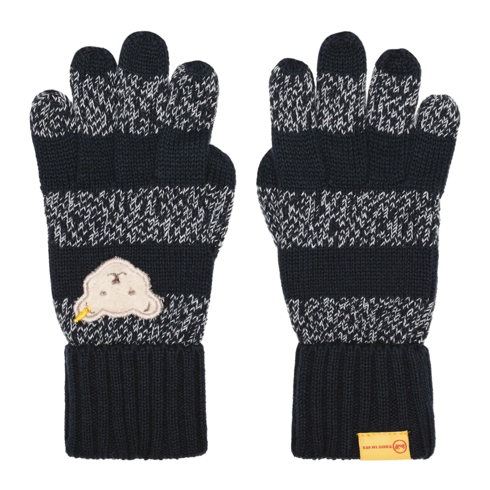 Sale Steiff Gloves, dark blue for Boys darkblue
