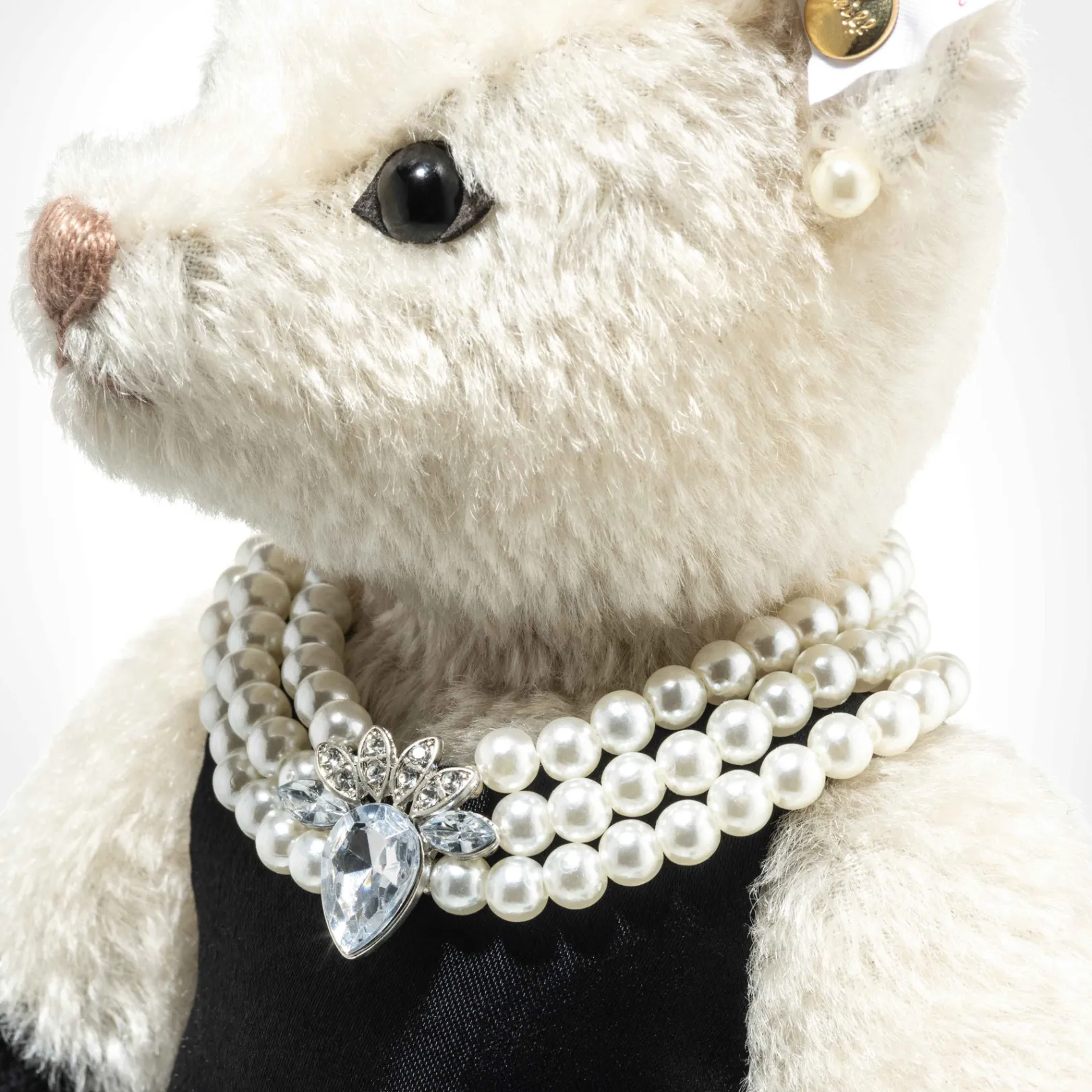 Hot Steiff Hollywood Teddy bear, 30 cm, light grey
