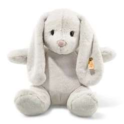 New Steiff Hoppie rabbit, 38 cm, light grey