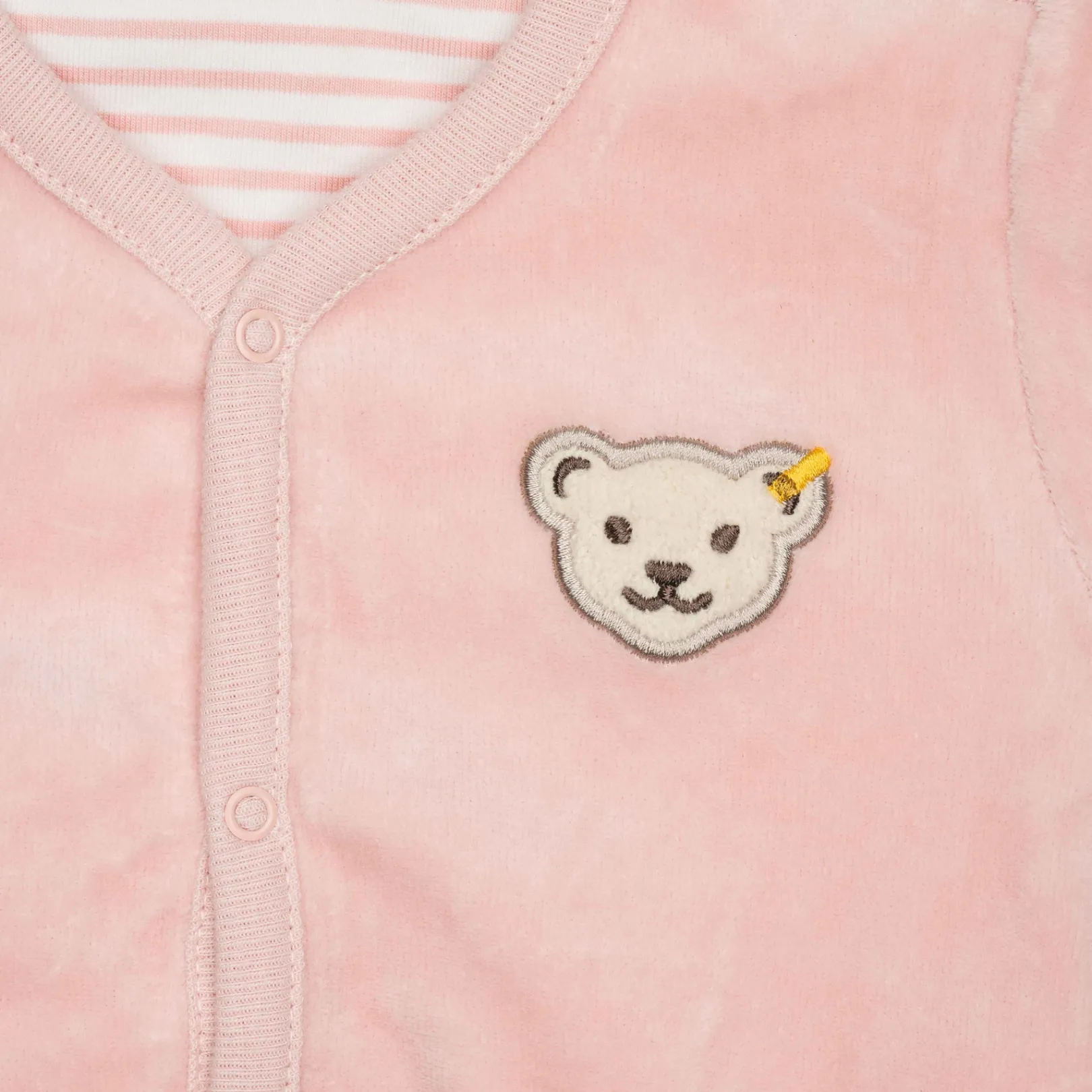 Clearance Steiff Jacket reversible GOTS, pink rose
