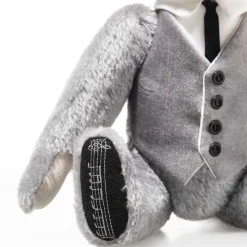 Clearance Steiff James Bond Goldfinger 60th Anniversary musical Teddy bear, 30 cm, light grey