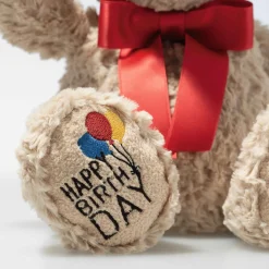 Discount Steiff Jimmy Teddy bear – Happy Birthday, 35 cm, beige
